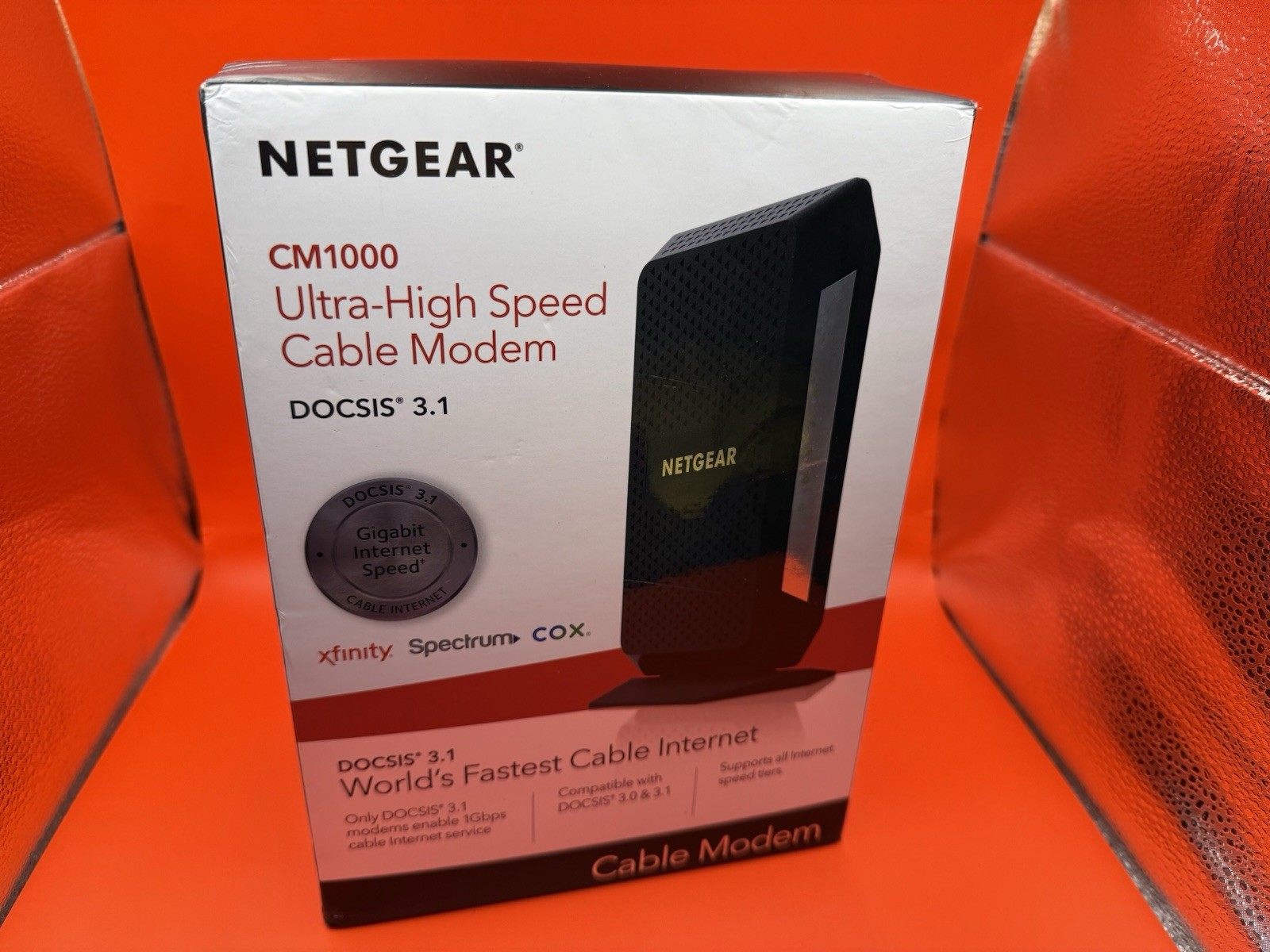 NETGEAR CM1000 DOCSIS 1000Mbps Cable Modem (CM1000-1AZNAS)