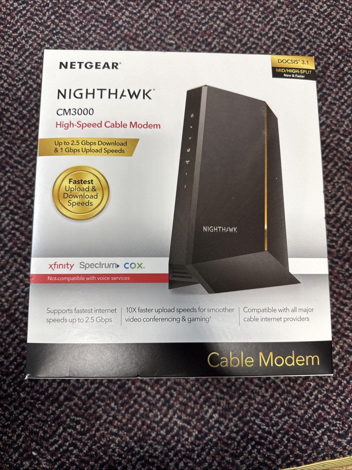 NETGEAR Nighthawk CM3000 High Speed Cable Modem