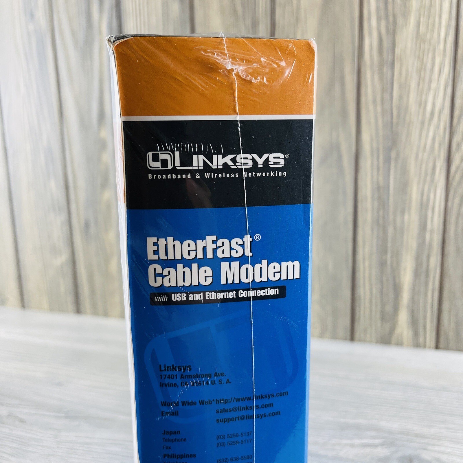 Linksys BEFCMU10 Cable Modem with Cable and USB and Ethernet Connections SEALED