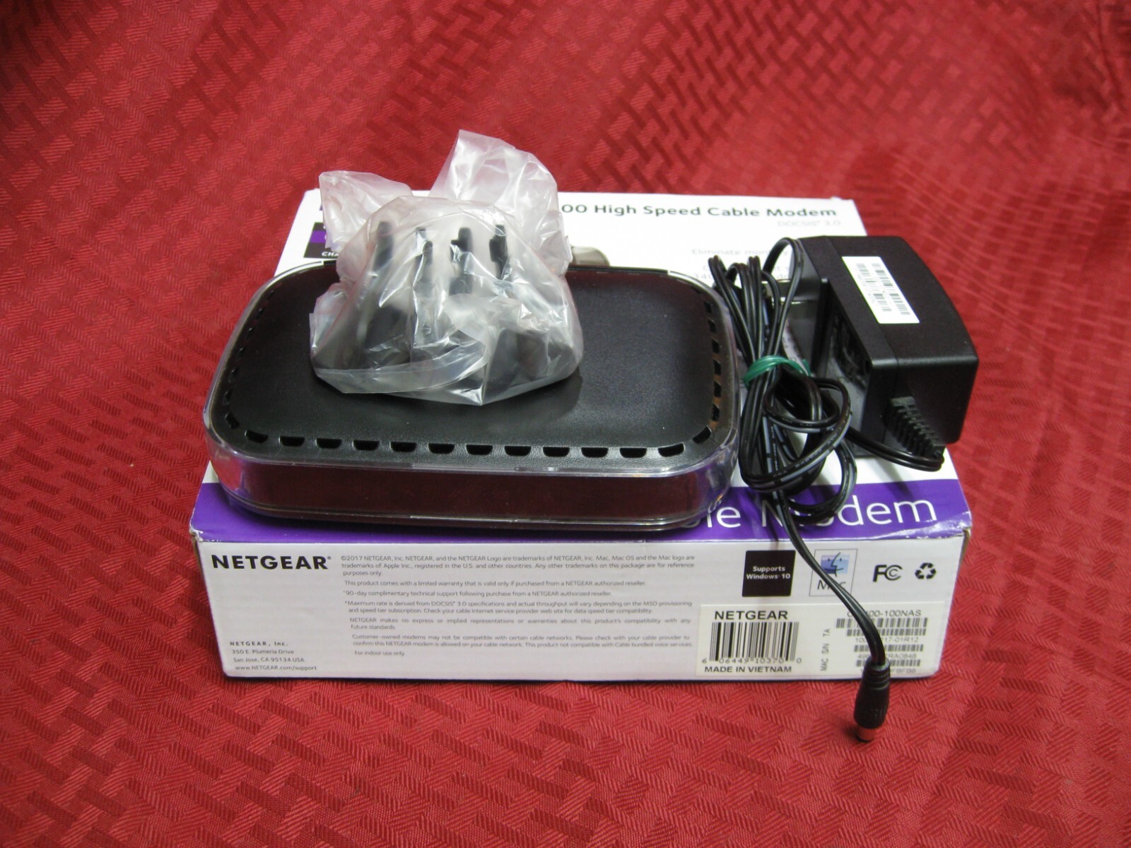 NetGear CM400 High Speed Cable Modem 340Mbps Cable Modem