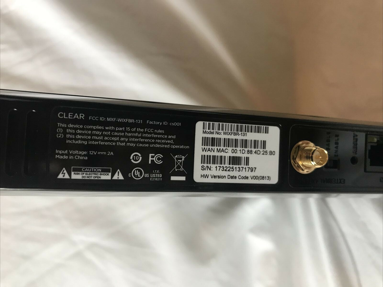 Clear Products Freedom Hub Burst MXF-WIXFBR-131 4G