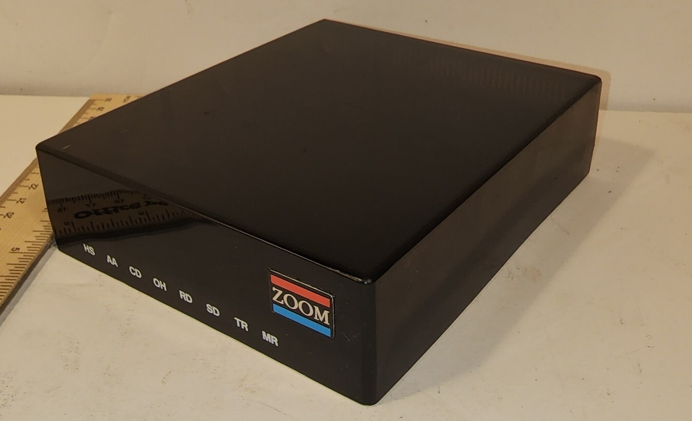 VTG Zoom External Modem – No Power Adapter or cords. UNTESTED