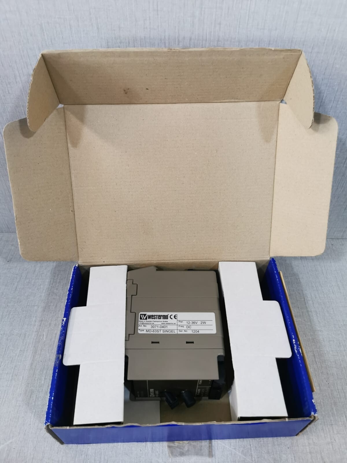 Westermo MD-63DC / MD-63ST SINGEL 3071-0401 Fibre Optic Modem