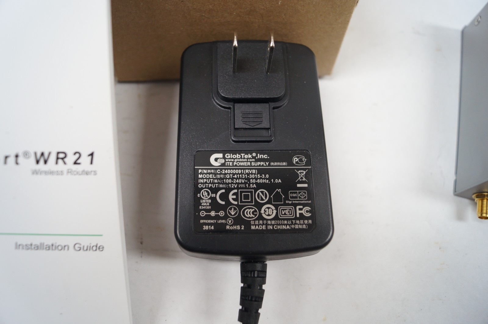 DIGI TransPort WR21 WR21-L52B-DE1-SU Cellular Router Original Box WORKING D332