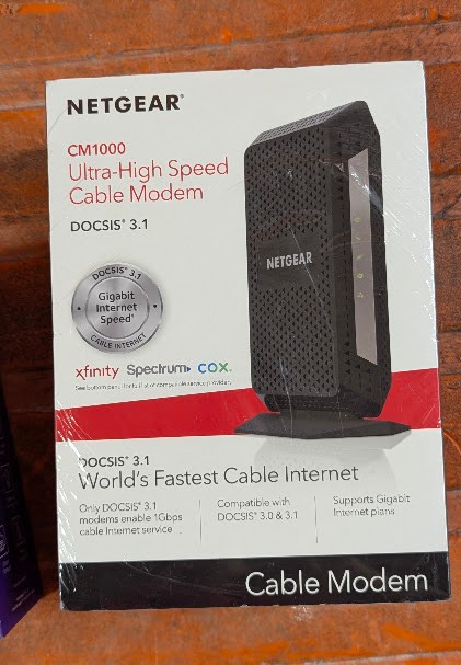 Netgear CM1000 Nighthawk DOCSIS 3.1 Cable Modem for Cox, Spectrum, XFinity
