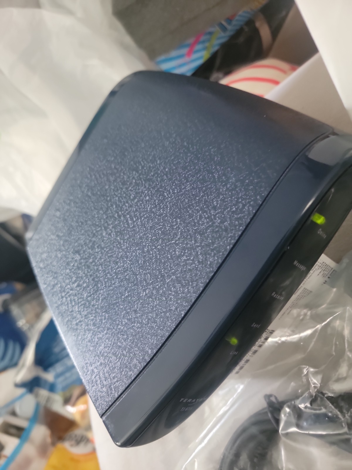Terayon TJ-615 Blue DOCSIS Cable Modem Bundle – Open Box / Sealed Cables & CD