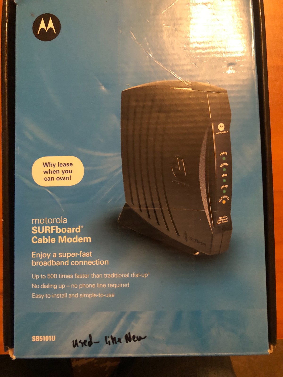 Motorola SURFboard SB5101U Cable Modem – DOCSIS 2.0 – Used Like
