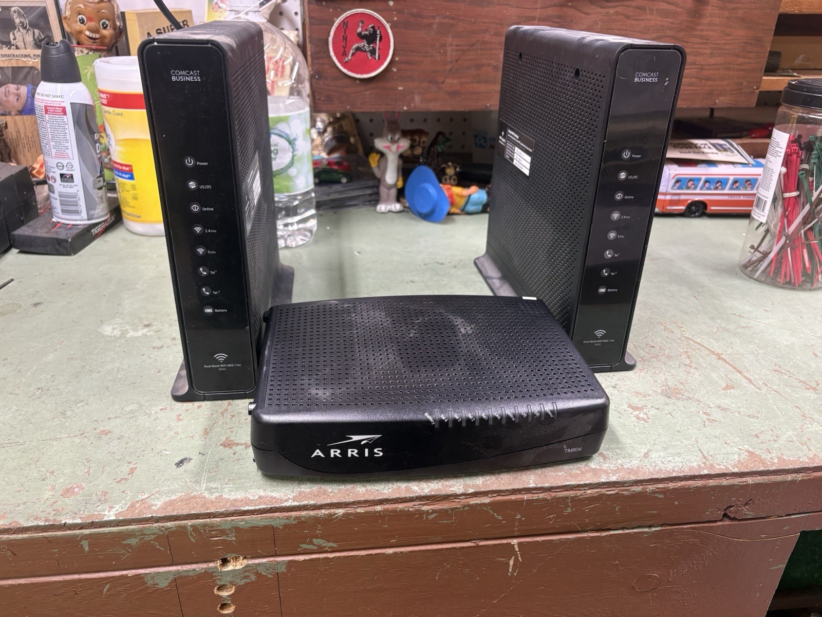 Technicolor DPC3941B Comcast Business Dual Band WiFi Cable Modem Router Lot Of 3