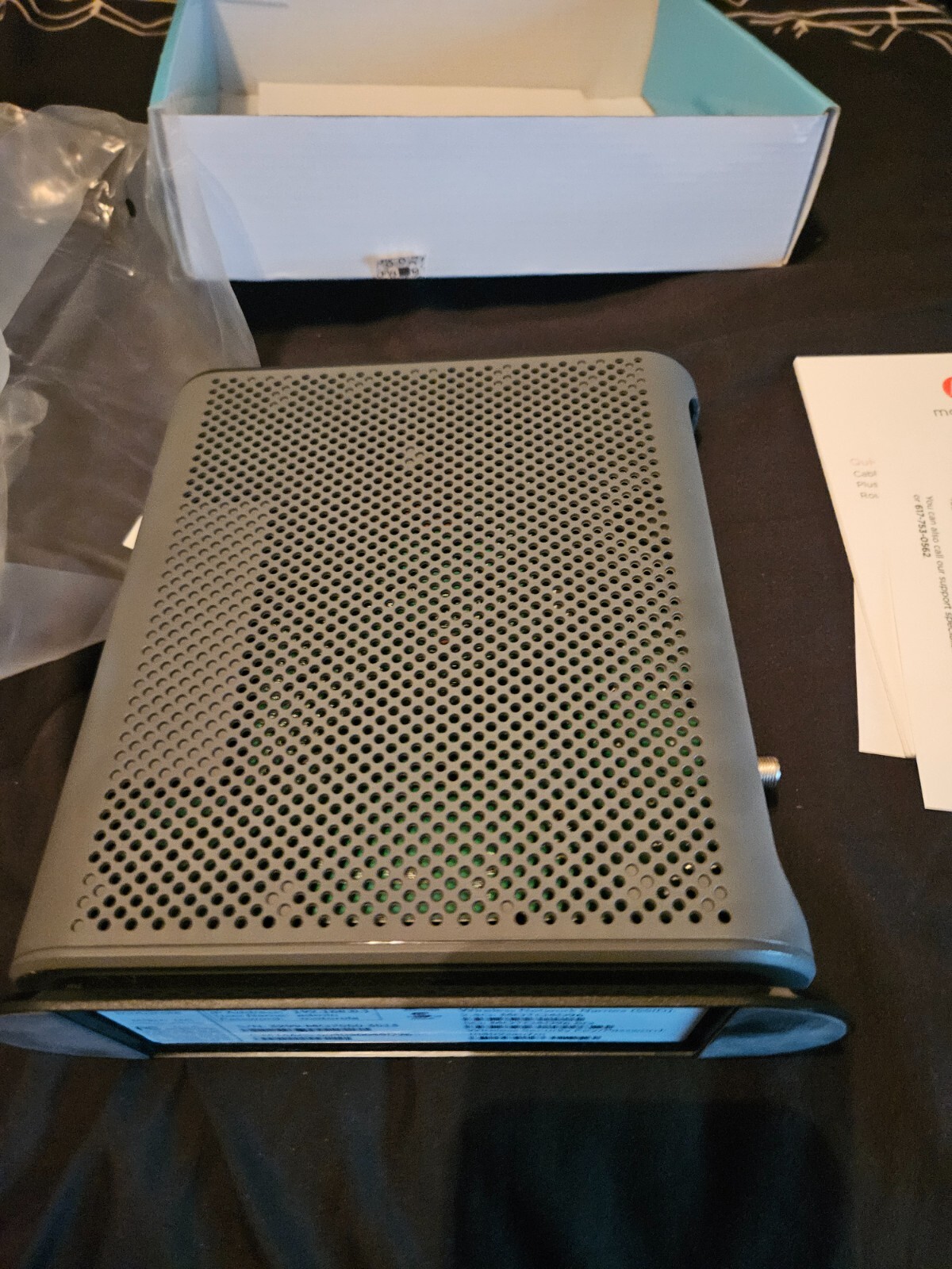 Motorola MG7550 16×4 DOCSIS 3.0 Cable Modem Plus AC1900 WiFi Router NEW OPEN BOX