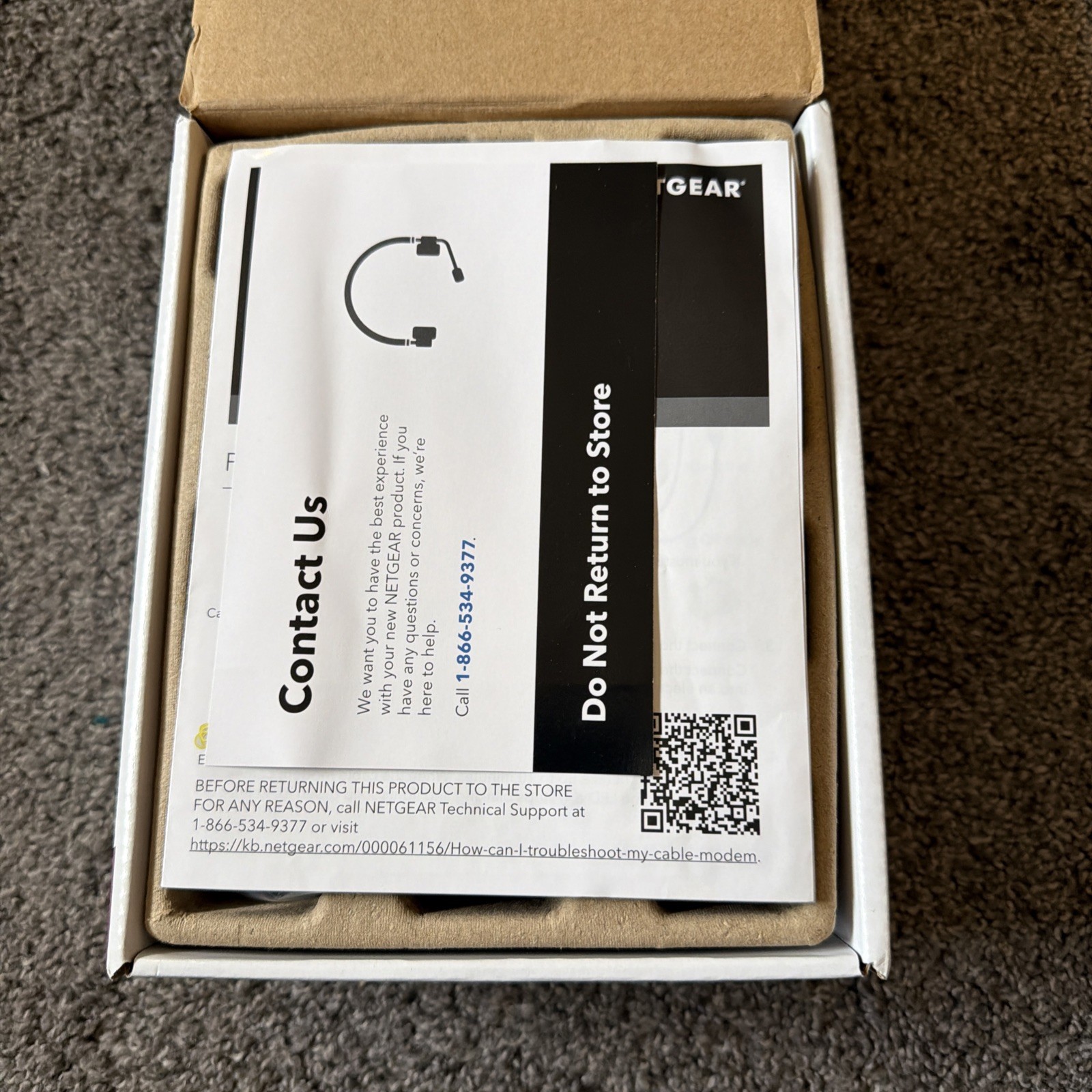Netgear CM700-100NAS DOCSIS 3.0 High Speed Cable Modem – Open Box New!