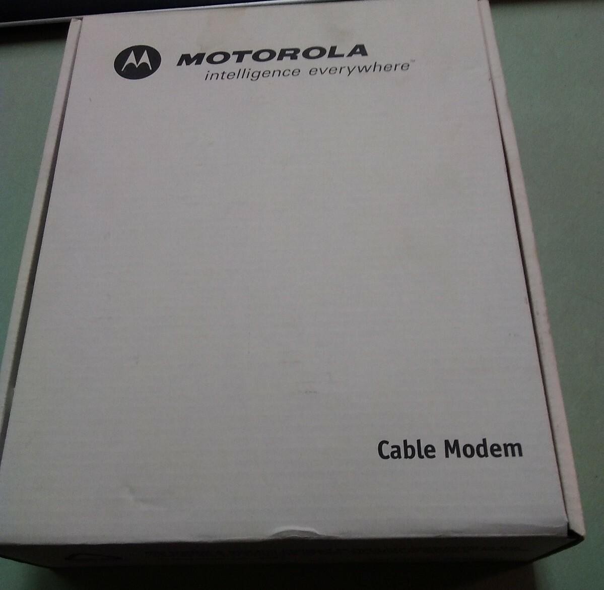 Motorola SURFboard CABLE MODEM Model SB5120 in Original Box with Installation CD