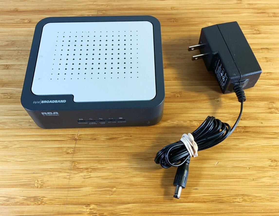 RCA DCM425 Digital Broadband Cable Modem Tested and ready w cord