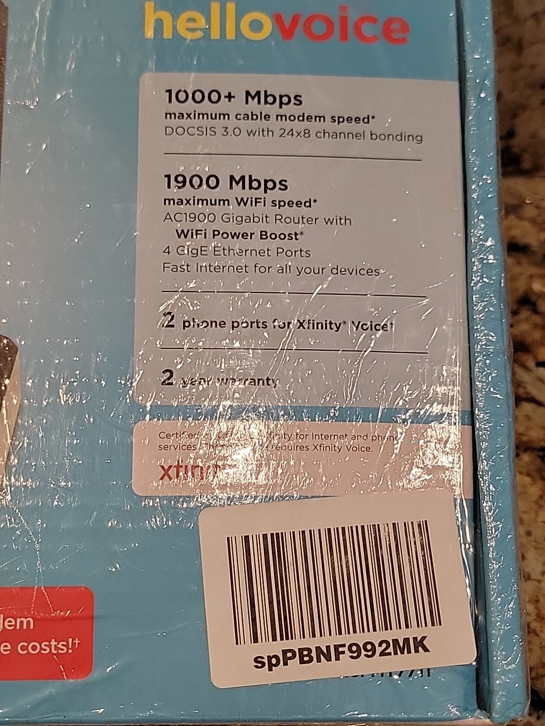 Motorola MT7711 24X8 Cable Modem and AC1900 Dual Band Wi-Fi Gigabit Router 2 NEW