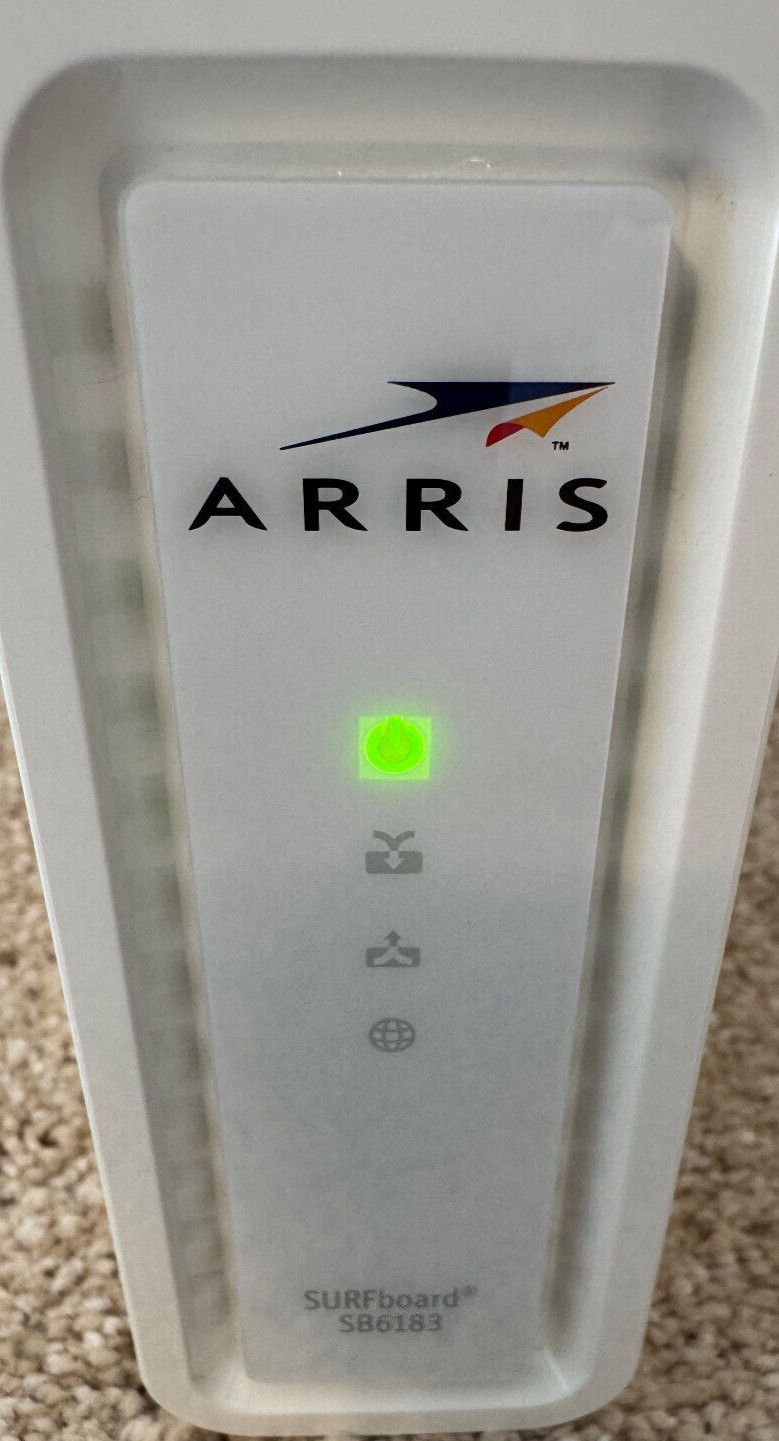 Arris SB6183 Surfboard Cable Modem 16X4 Channels DOCSIS 3.0 with AC cable