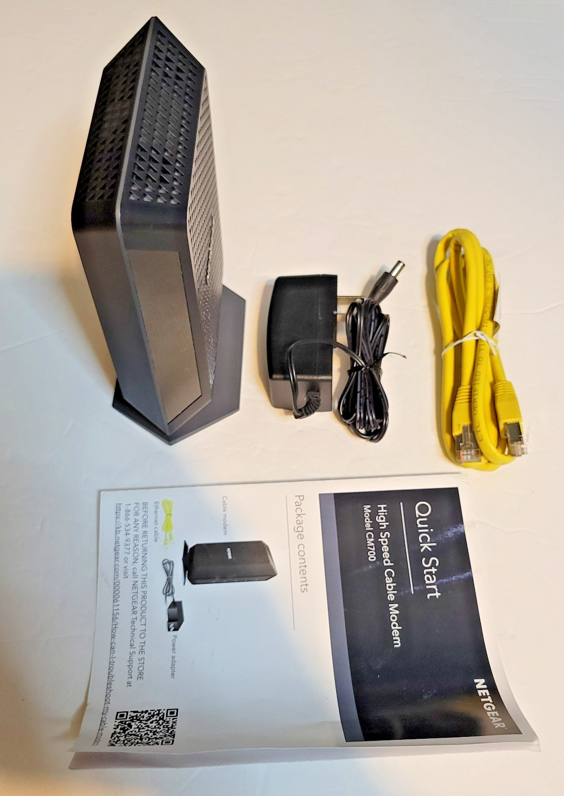 NETGEAR CM700 DOCSIS 3.0 High Speed Cable Modem, Up To 1.4 GBPS Tested