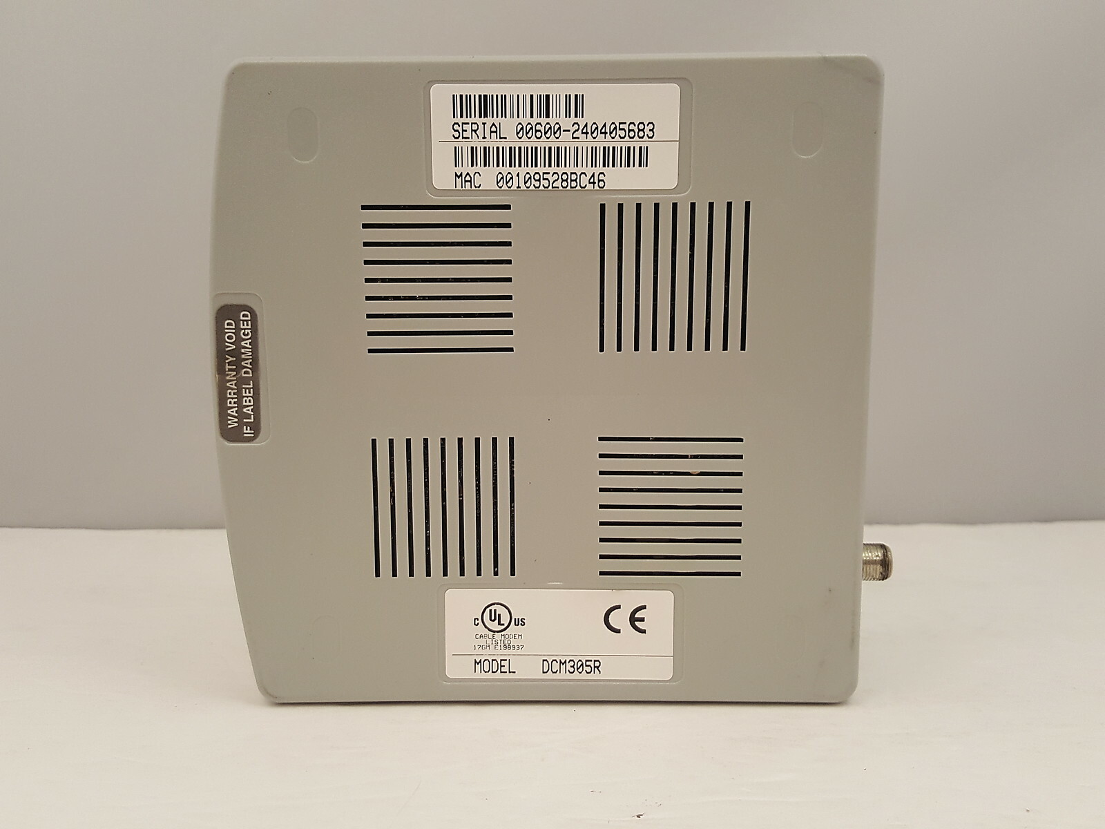 RCA / Thomson Digital Broadband USB DOCSIS Compliant Cable Modem | DCM305R USED