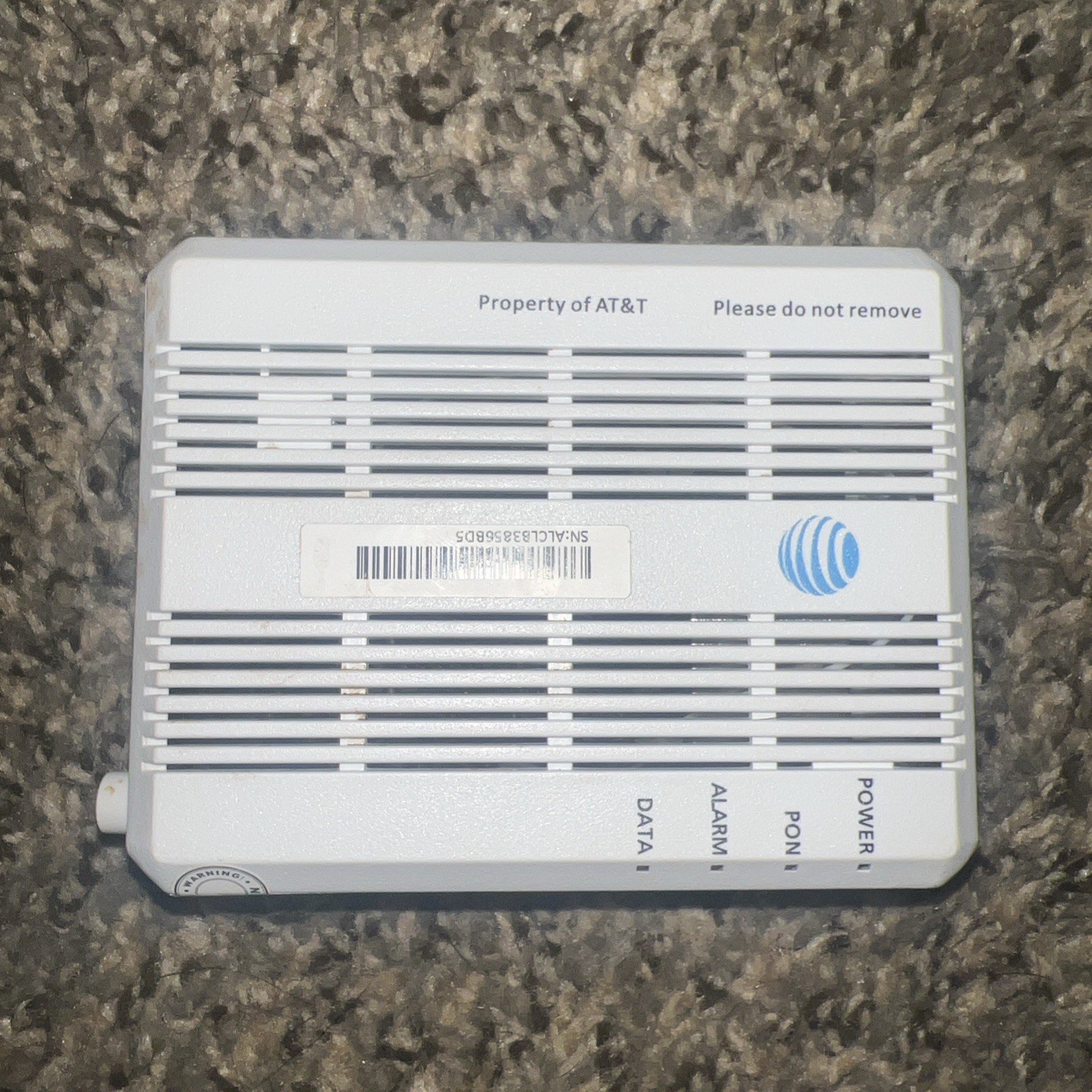 Nokia Intertek Fiber Optix Ethernet AT&T G-010G-A #4006199 2020 + Wall Plates Wh