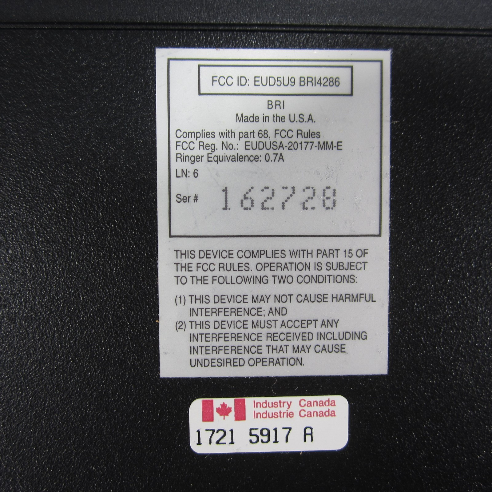 Vintage Boca Bocamodem V.34 28,800bps External Modem Data Fax