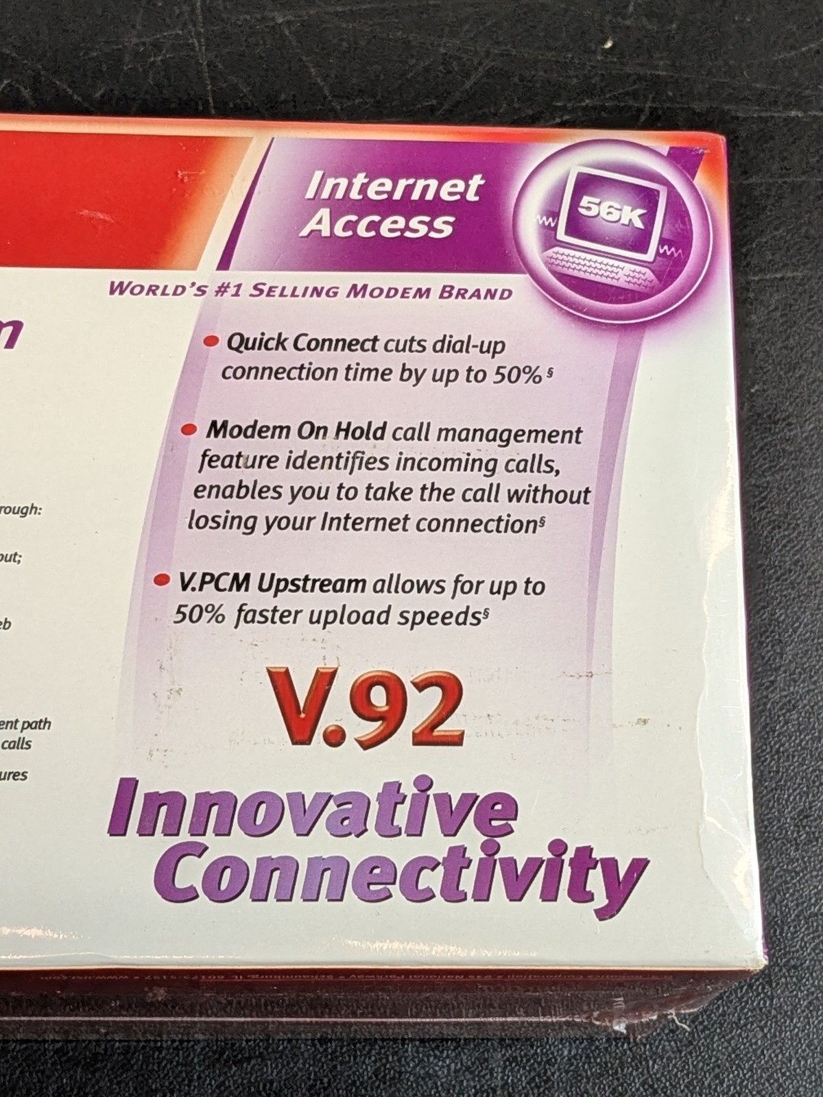 Sealed U.S. Robotics 56K Performance Pro Modem V.92 Mod 5610B NIB Brand New