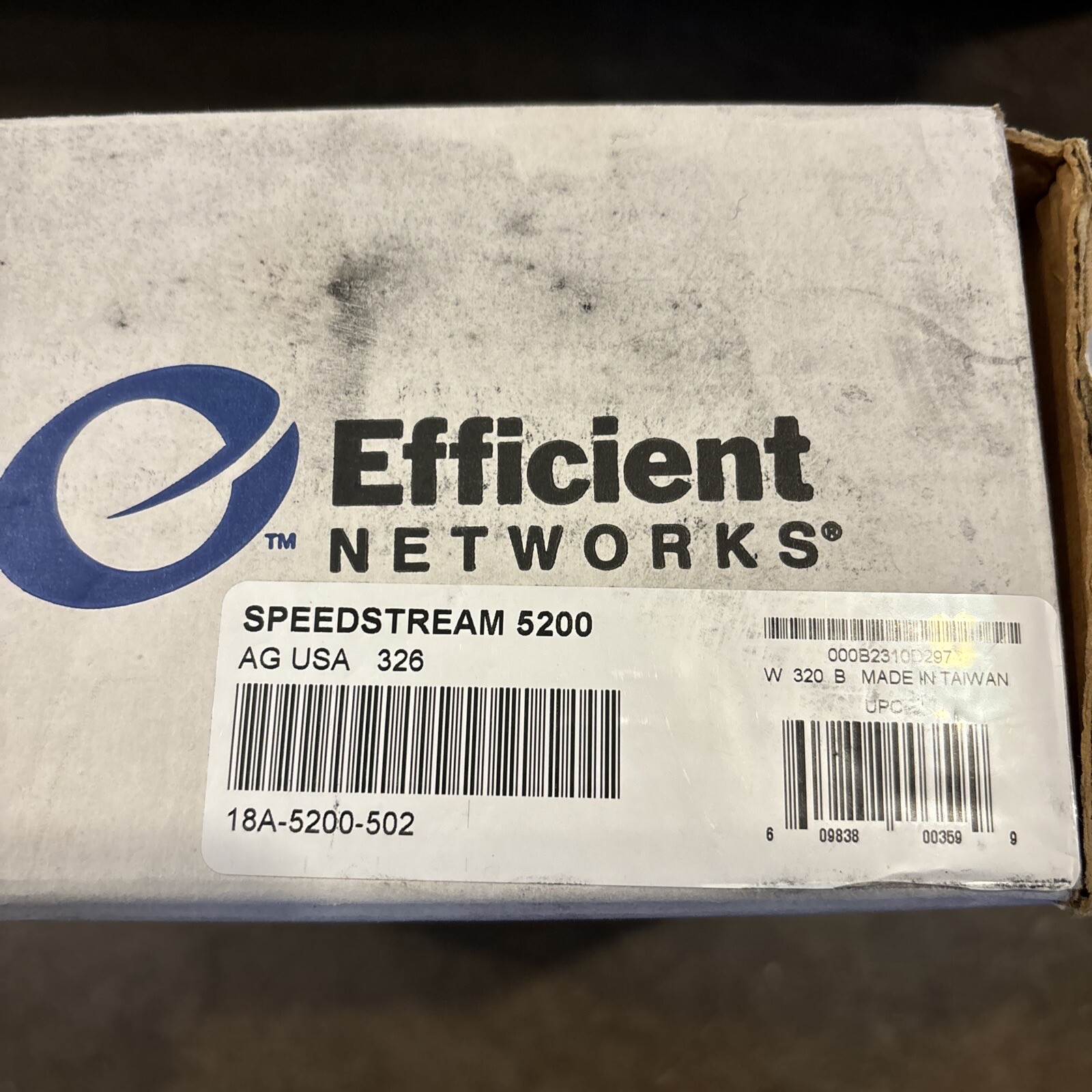 Speedstream 5200 Ethernet USB ADSL Modem 060-E240-004 Efficient Networks +EXTRAS