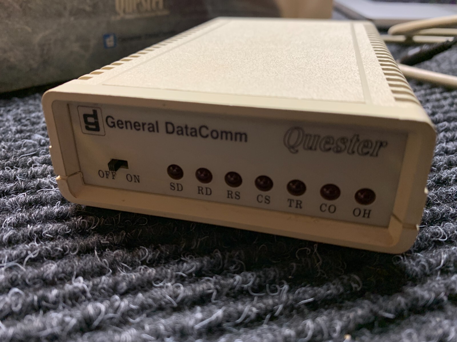 General DataComm Quester v.34 Data/Fax External Modem – Tested