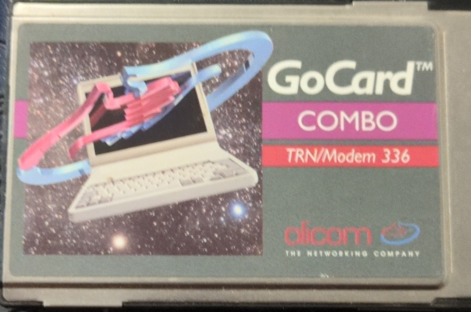 Olicom GoCard Combo TRN/Modem 336 PC Card Dial-Up Modem 33.6K OC-3232