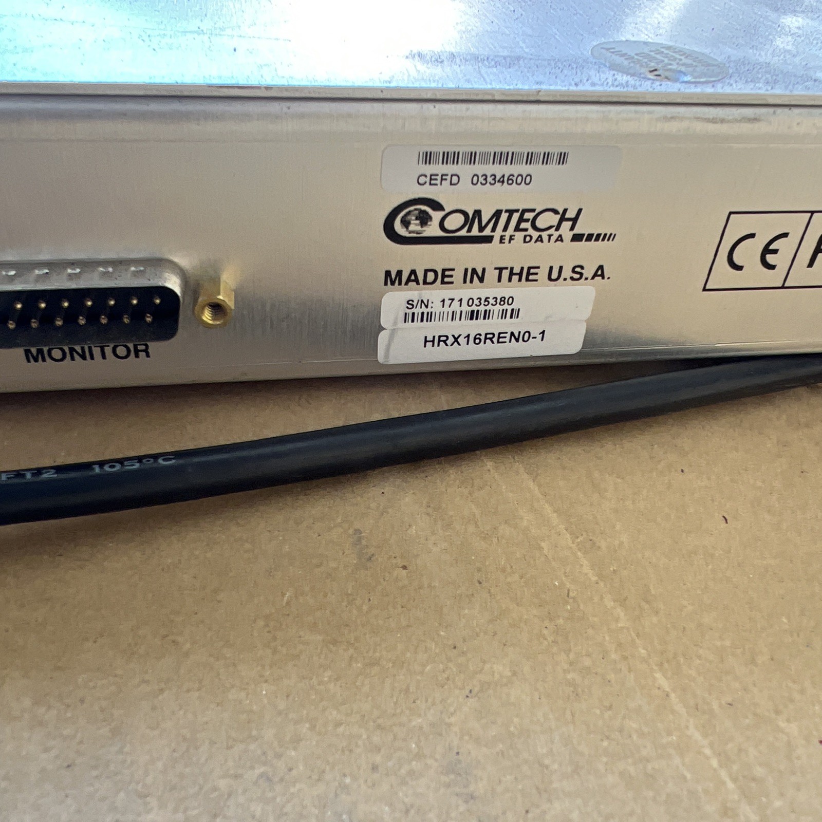 comtech EF DATA HRX-16-R Heights remote Multichannel receiver