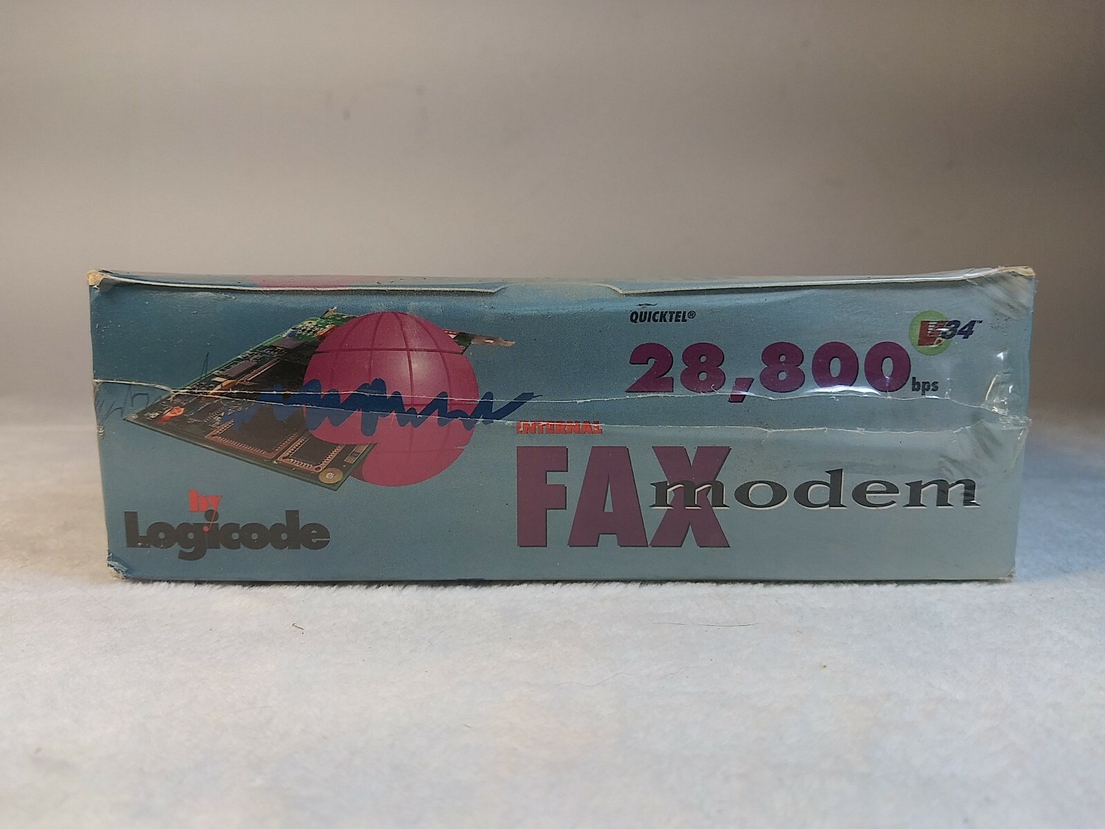 Quicktel V.34 Internal Fax Modem New In Box Lot of 3 Logicode Sealed NOS