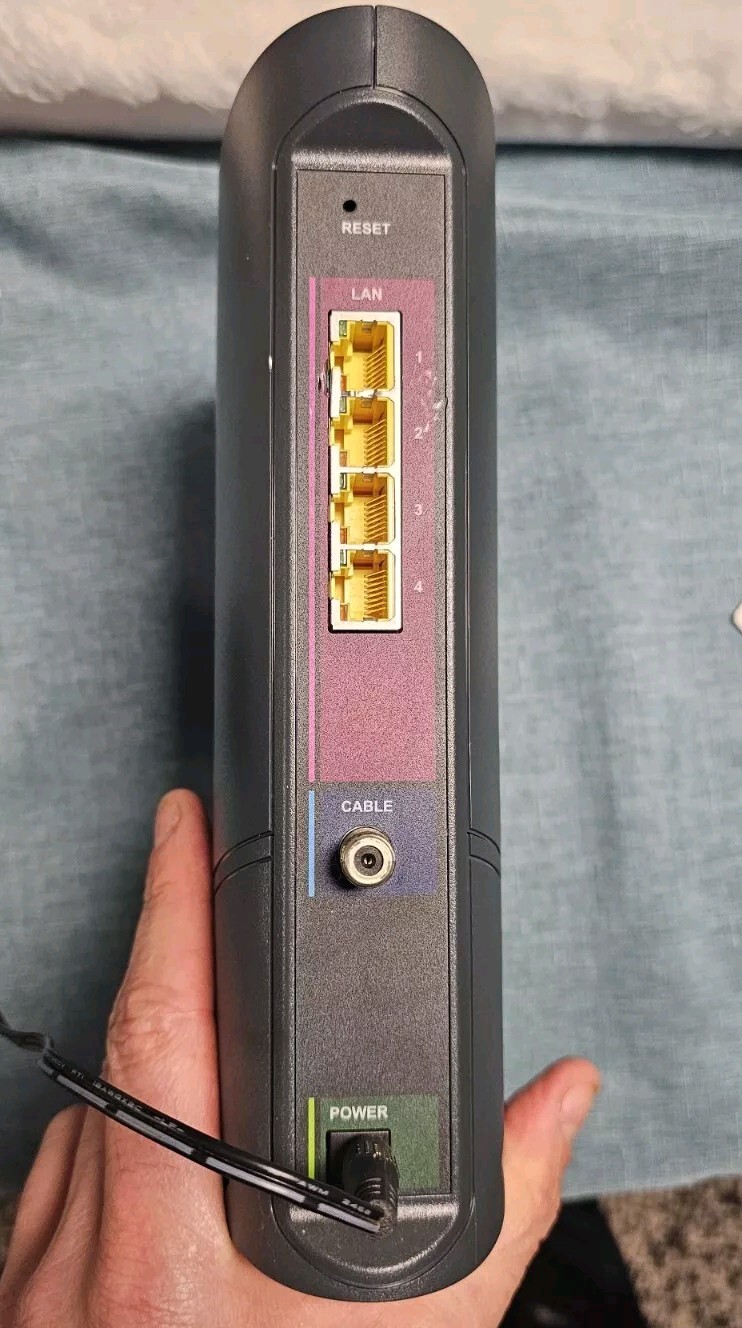ARRIS (G34) – Cable Modem Router Combo – Fast DOCSIS 3.1 Gigabit WiFi 6 (AX3000)