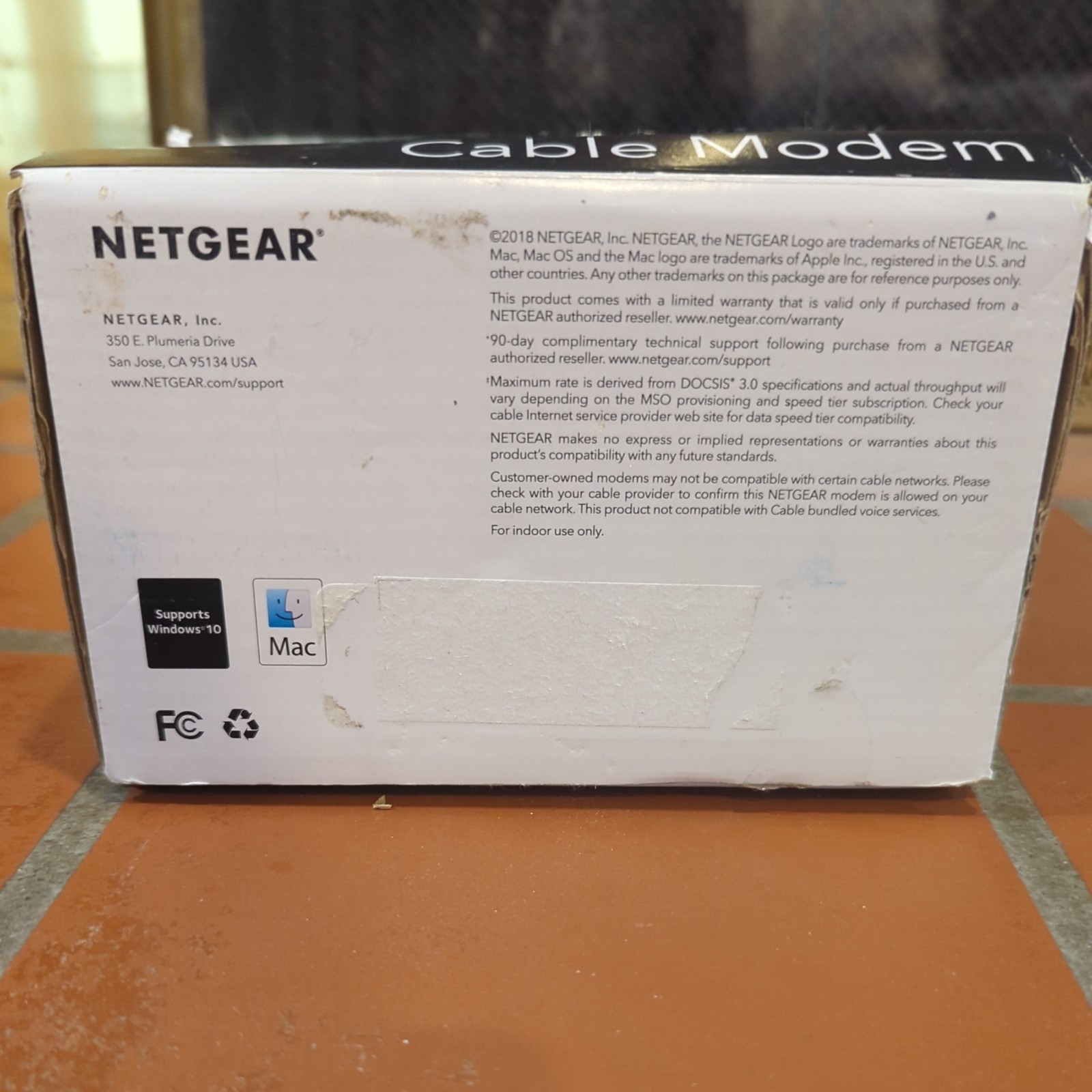 NETGEAR CM500V High Speed Cable Modem 680Mbps DOCSIS 3.0 Voice New