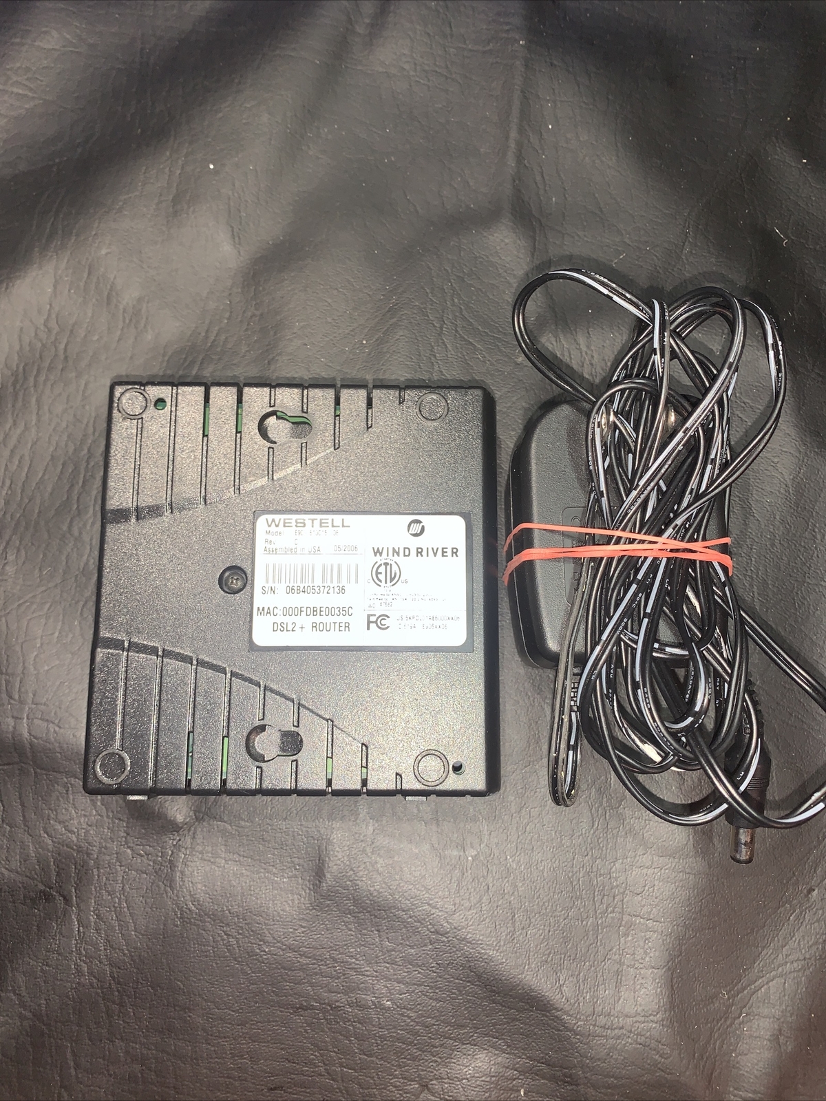 WESTELL 6100 MODEL E90-610015-06 DSL ROUTER