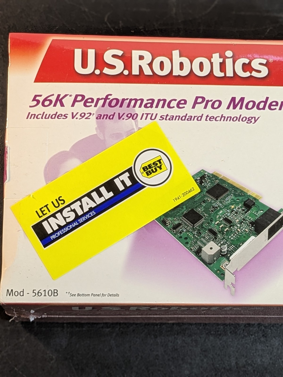 Sealed U.S. Robotics 56K Performance Pro Modem V.92 Mod 5610B NIB Brand New