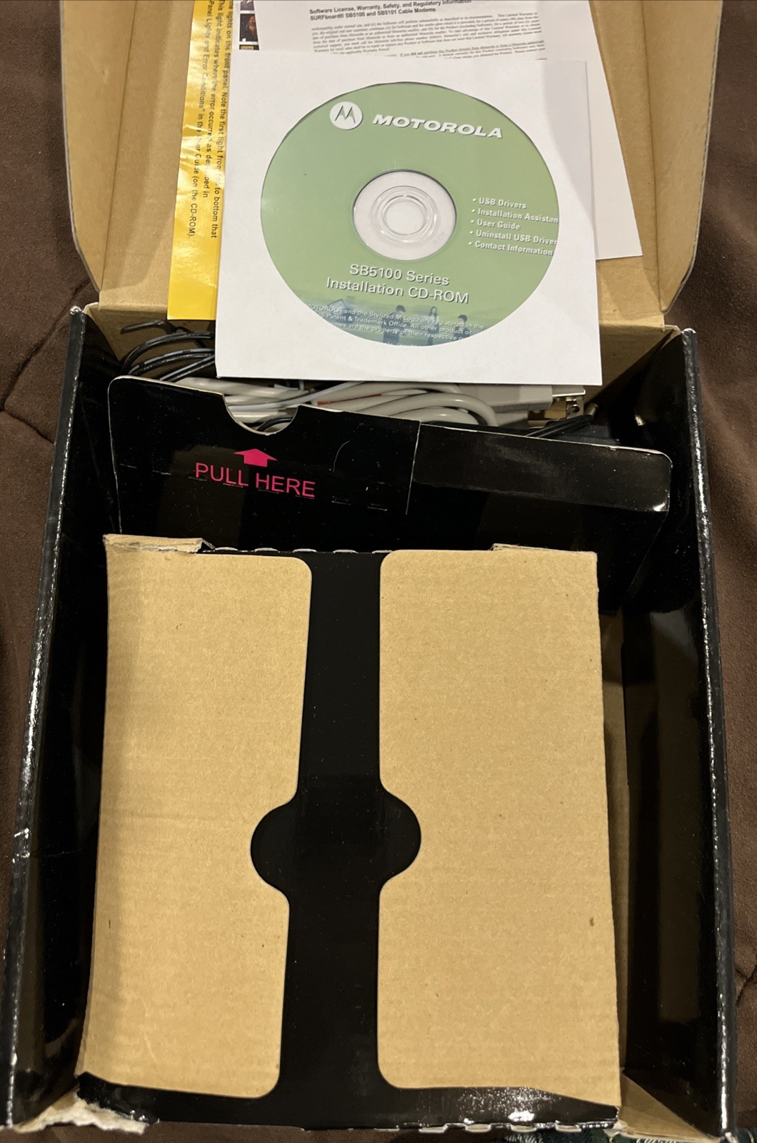 Motorola SURFboard SB5101U (567005-005-00) 38.91 Mbps Cable Modem.