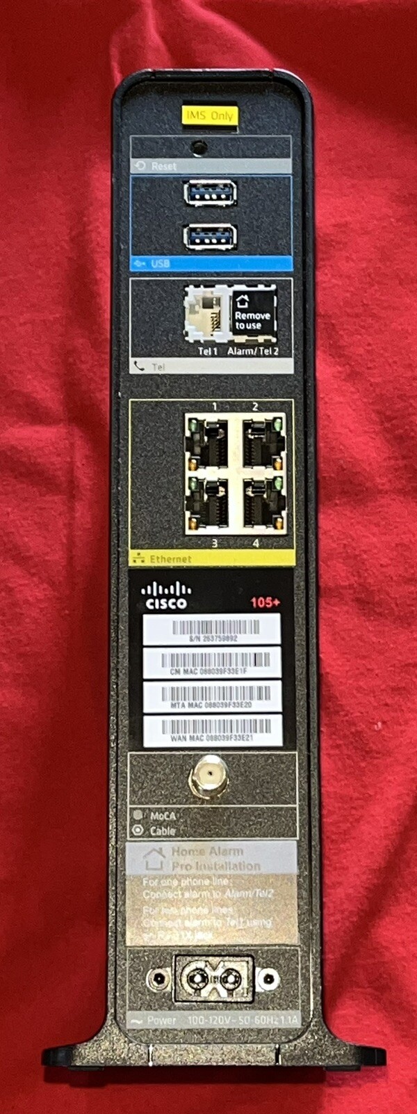 Cisco DPC3939 (XB3) Xfinity Wireless AC Voice Gateway DOCSIS 3.0 Tested Working