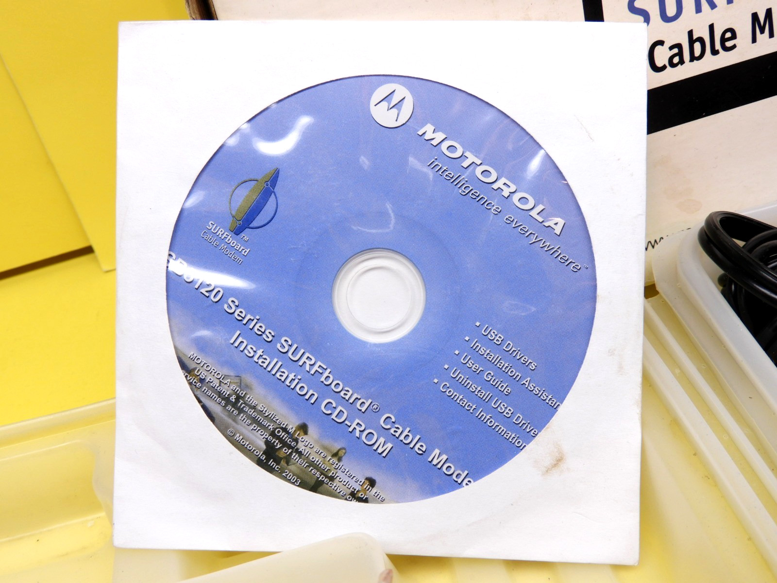 MOTORLA MODEL SB5120 SURFBOARD INTERNET CABLE MODEM COMCAST XFINITY 2002 BOXED