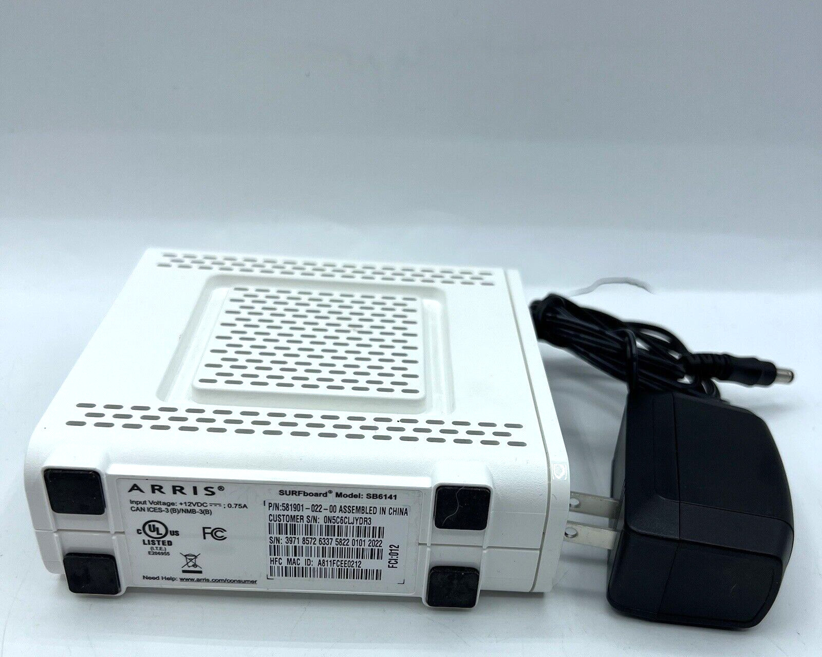 Arris SURFboard SB6141 DOCSIS 3.0 cable modem Used