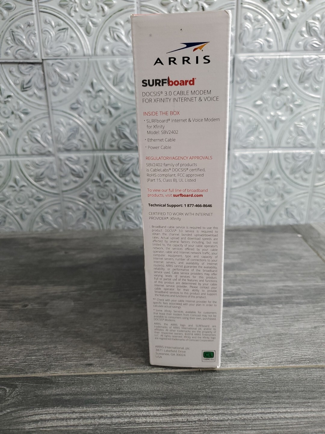 ARRIS SURFboard SBV2402 DOCSIS 3.0 Cable Modem Comcast Xfinity Internet & Voice