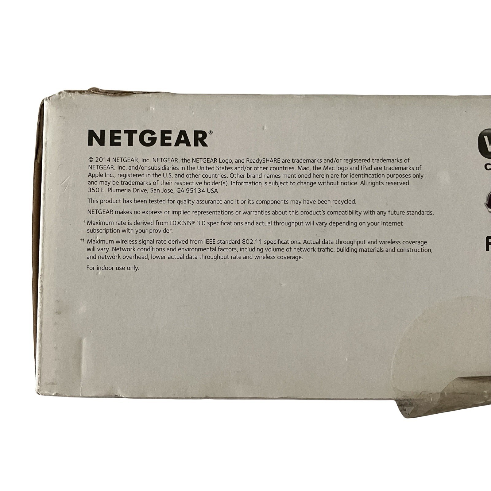 NETGEAR C6300BD AC1900 DOCSIS 3.0 Cable Modem WiFi Router Comcast Xfinity COX