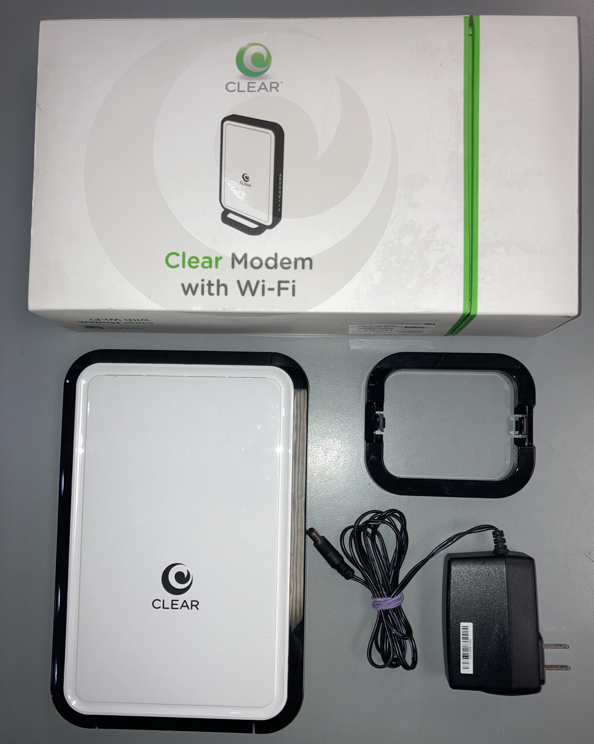 Clear Modem with Wifi Model# WIXFBR-117 w/Power Adapter