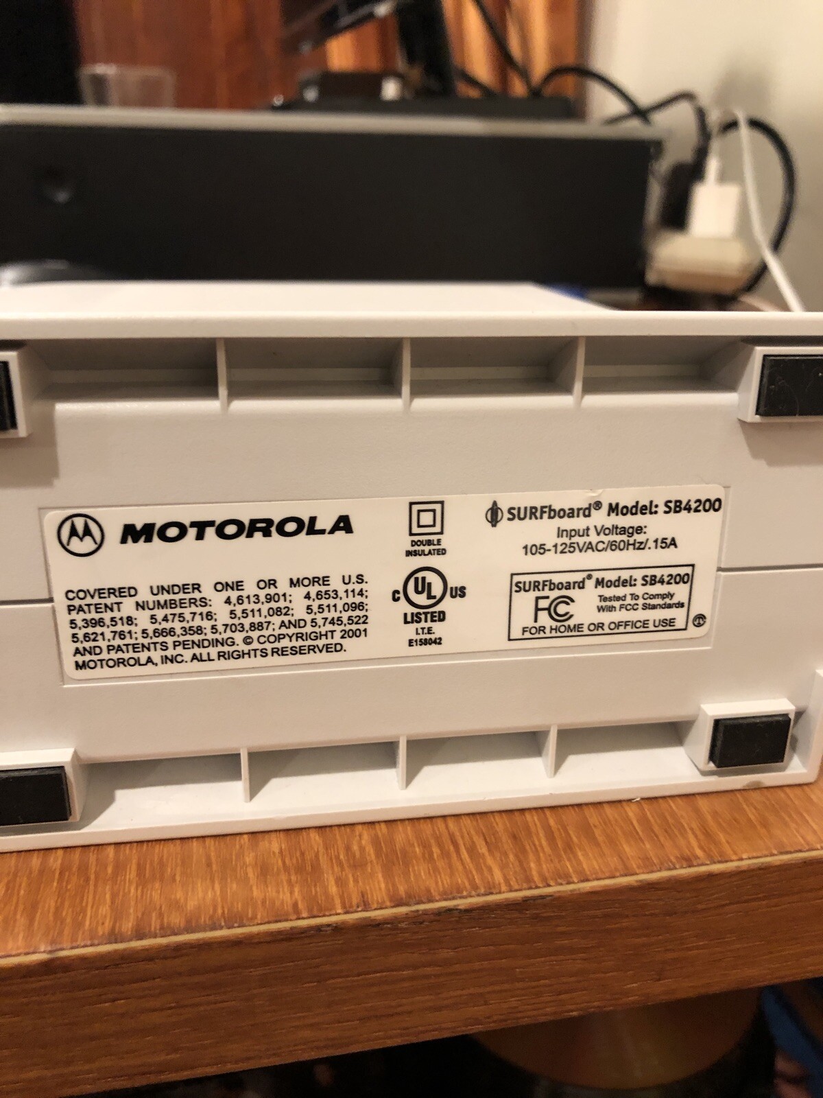 Motorola SURFboard (SB4200) 38.91 Mbps