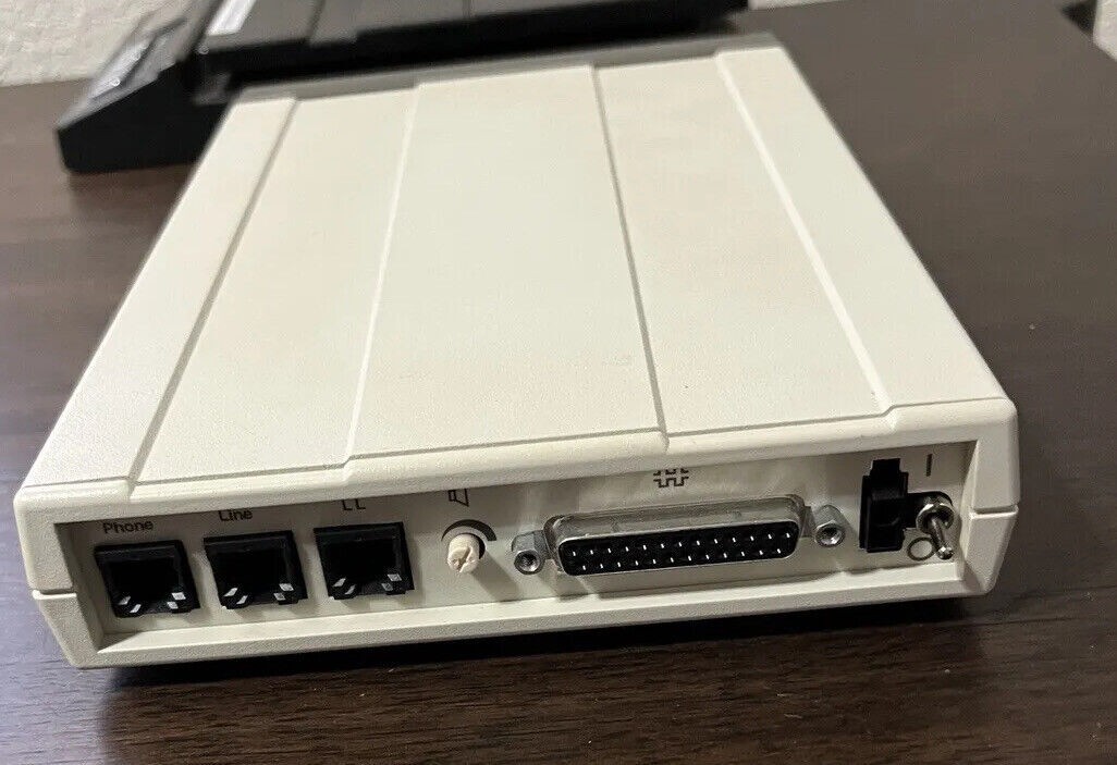 Options by IBM External 33.6K Data Fax Modem MT2834BL NO Power Supply