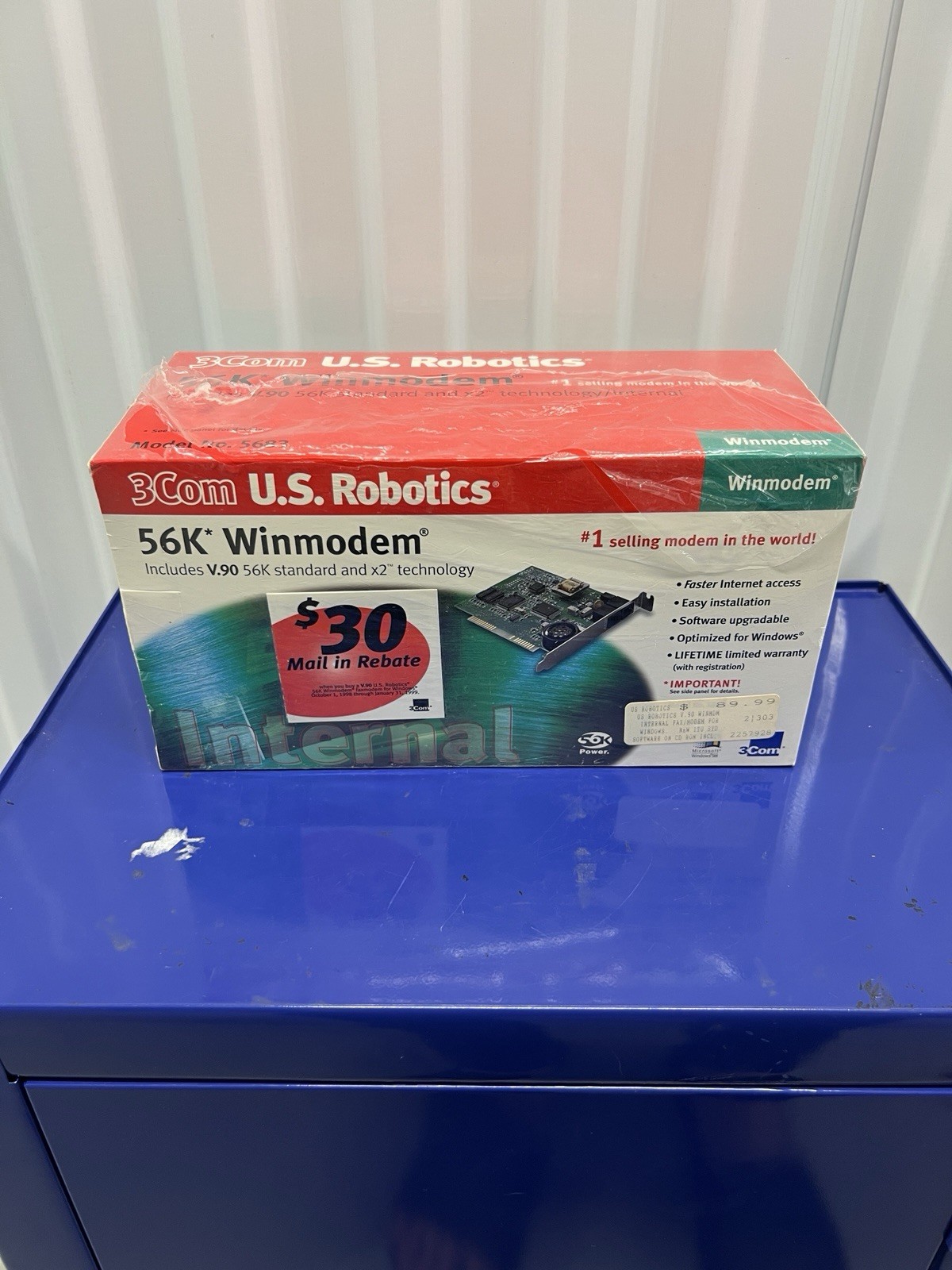NEW 3Com US Robotics 56k Winmodem Model 5683 ISA MODEM