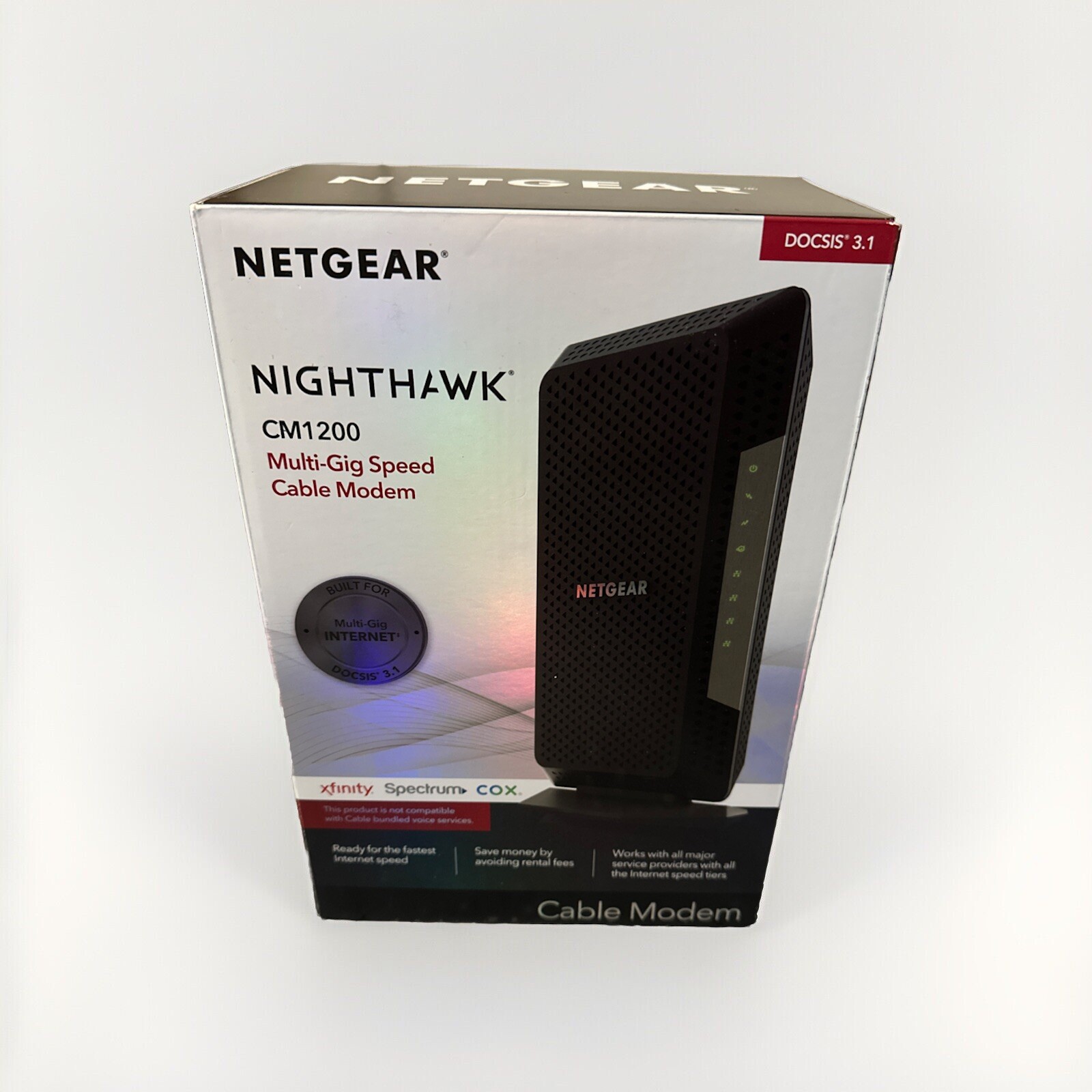 NETGEAR Nighthawk CM1200-100NAS DOCSIS 3.1 Cable Modem