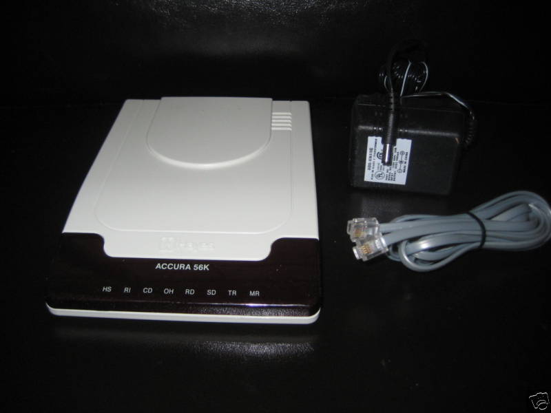 New Hayes 03328-A Accura 56K FaxModem V.90 RS-232 Modem H08-03328