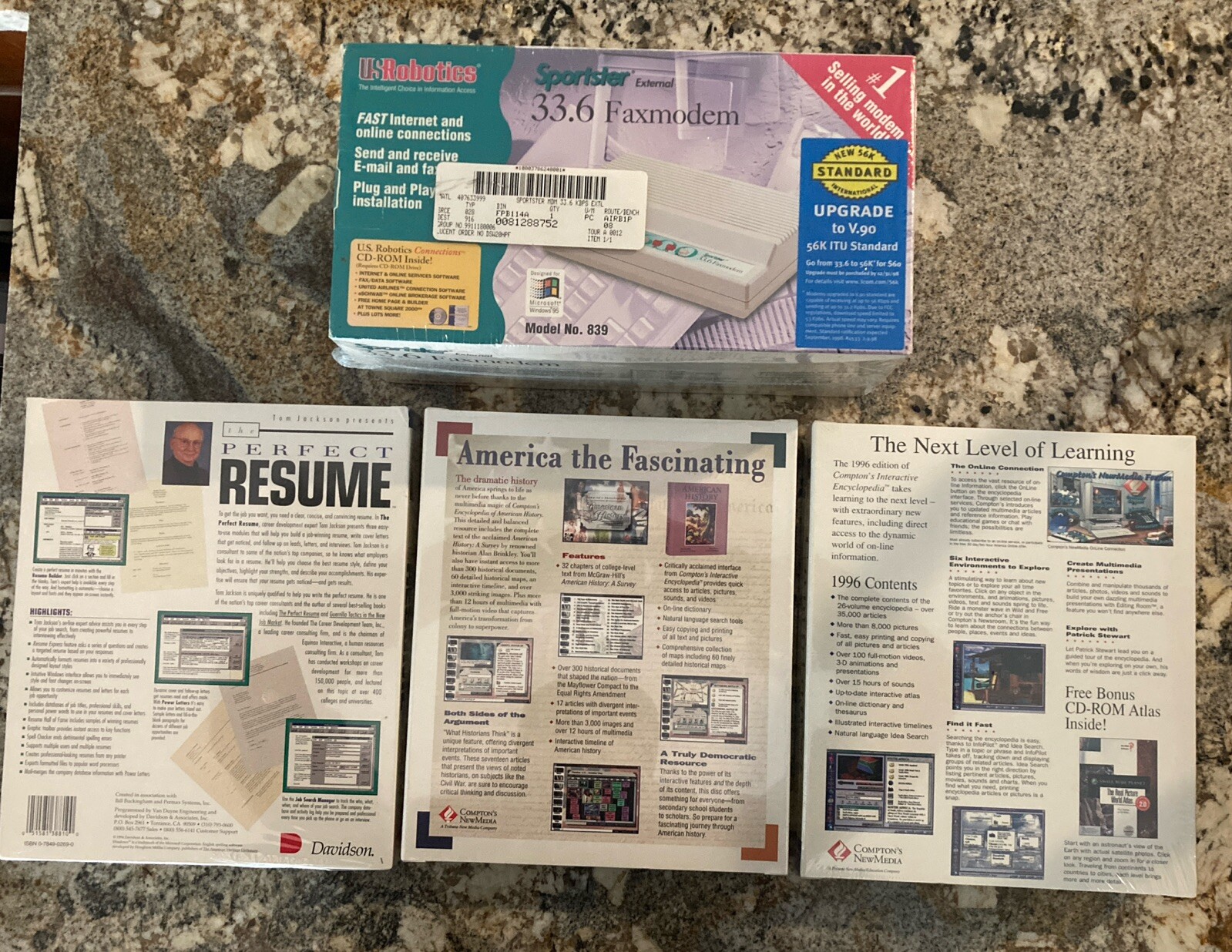 US Robotics Sportster 33.6 External Fax modem Factory Sealed