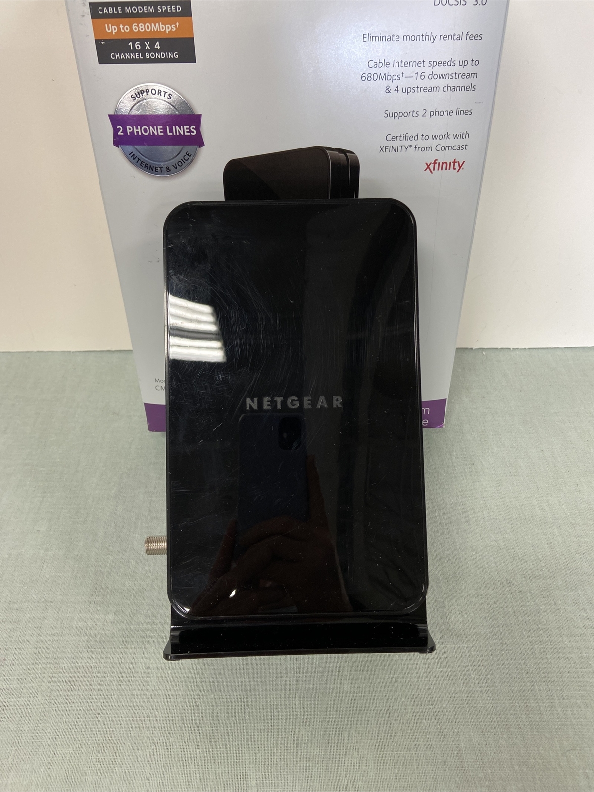 Netgear® CM500 16×4 DOCSIS 3.0 680Mbps-excellent Condition!!👍👍👍