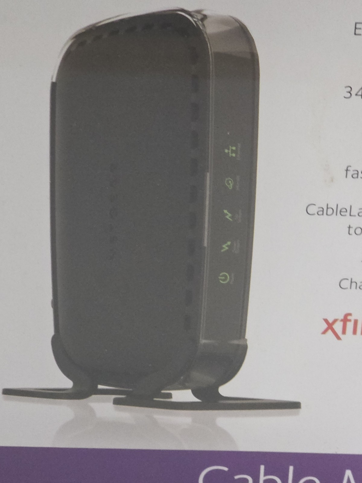 NETGEAR DOCSIS 3.3 CM400 340 mbps High Speed Cable Modem NEW SEALED