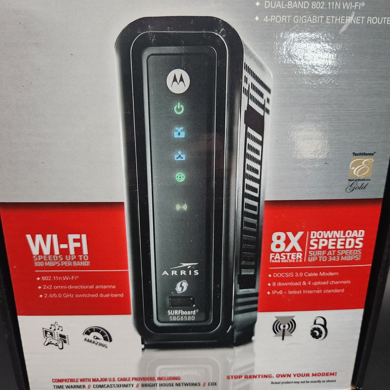 Motorola SBG6580 DOCSIS 3.0 Modem Router Comcast Xfinity