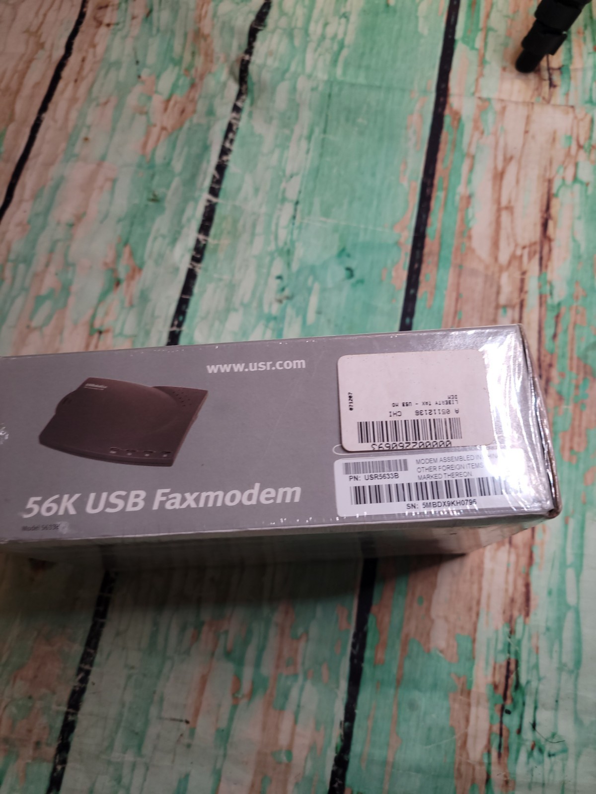 US Robotics USR5633B 56K USB FaxModem Advanced Dial-Up Connectivity Plug & Play