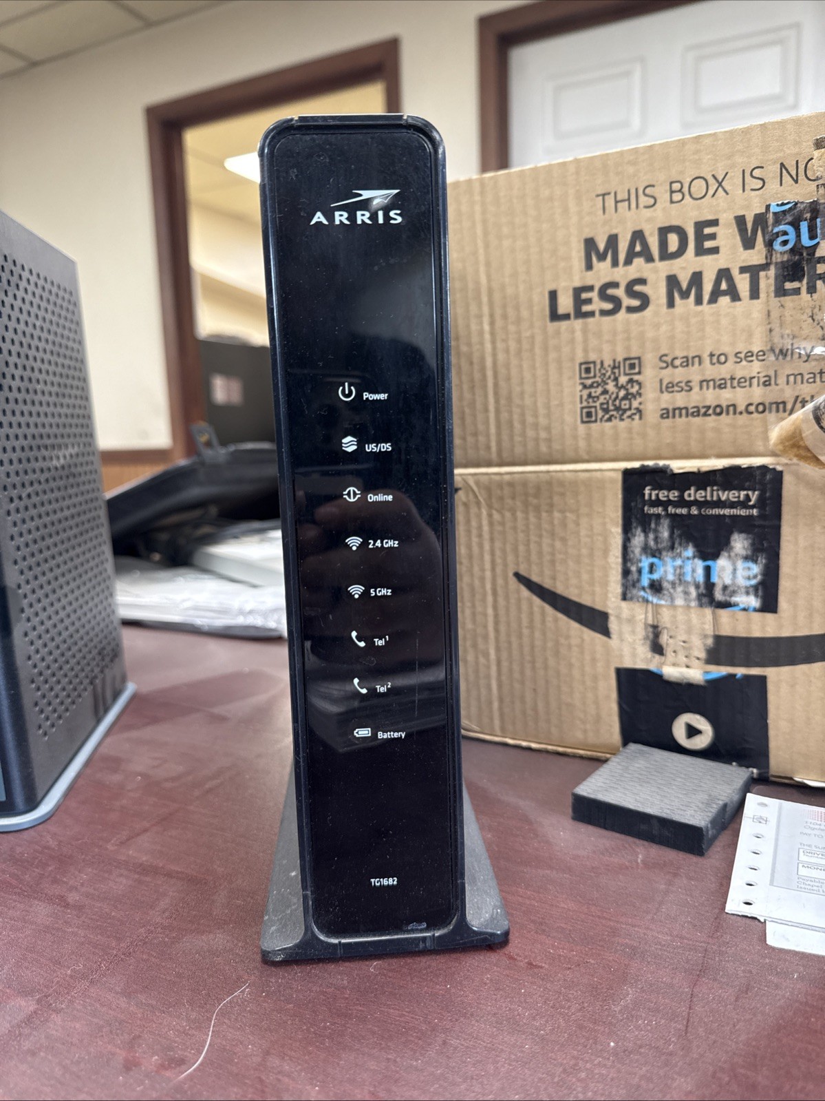 ARRIS TG1682G Wireless Modem Router – Black